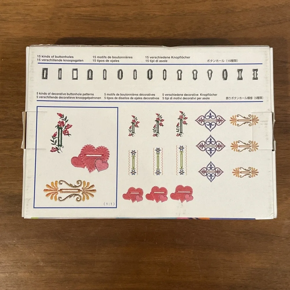 At your side‎ Brother 15 kinds of Buttonholes Kit SA-BHK2004 ULT Series - NEW